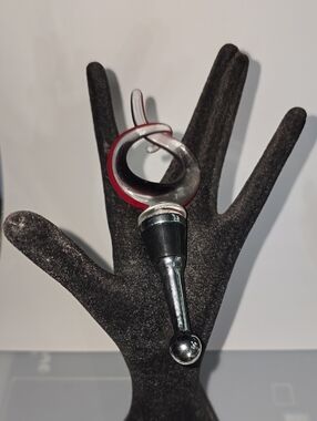 Hand Blown Glass Wine Bottle Cork